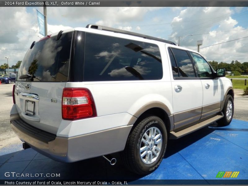 Oxford White / Camel 2014 Ford Expedition EL XLT