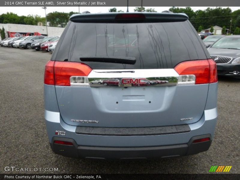 Silver Sky Metallic / Jet Black 2014 GMC Terrain SLE AWD