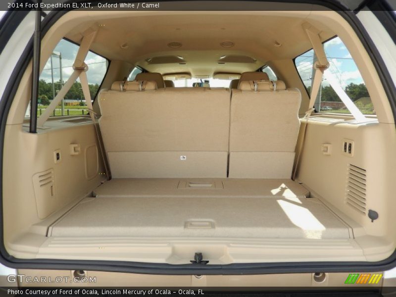 Oxford White / Camel 2014 Ford Expedition EL XLT