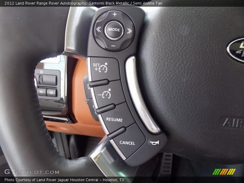 Controls of 2012 Range Rover Autobiography