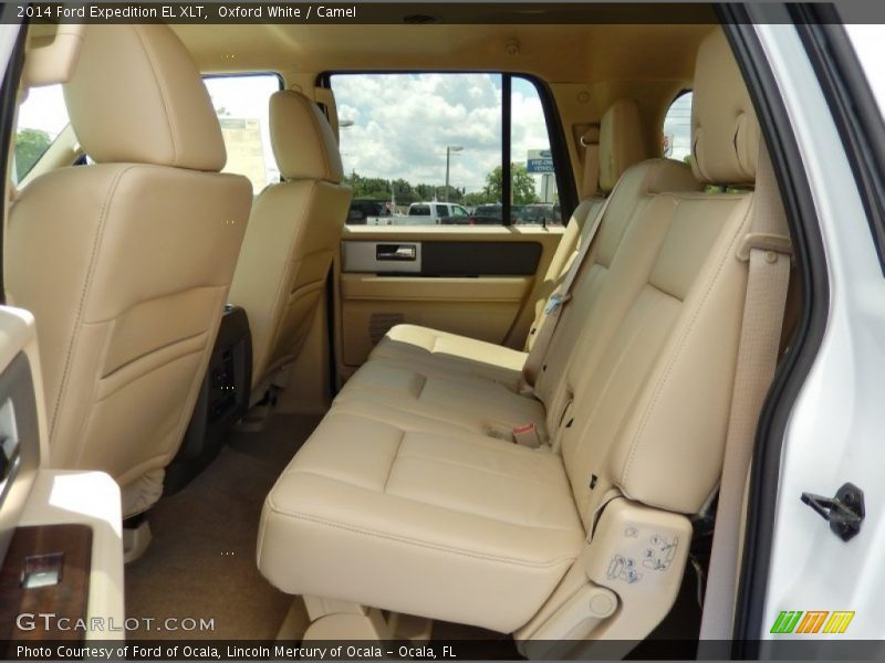 Oxford White / Camel 2014 Ford Expedition EL XLT