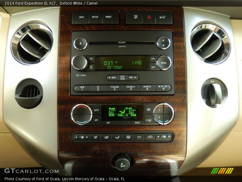 Oxford White / Camel 2014 Ford Expedition EL XLT