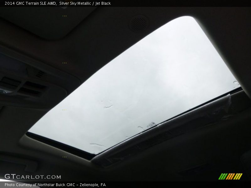 Silver Sky Metallic / Jet Black 2014 GMC Terrain SLE AWD