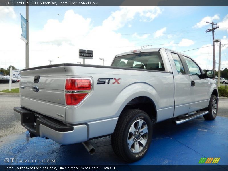 Ingot Silver / Steel Grey 2014 Ford F150 STX SuperCab