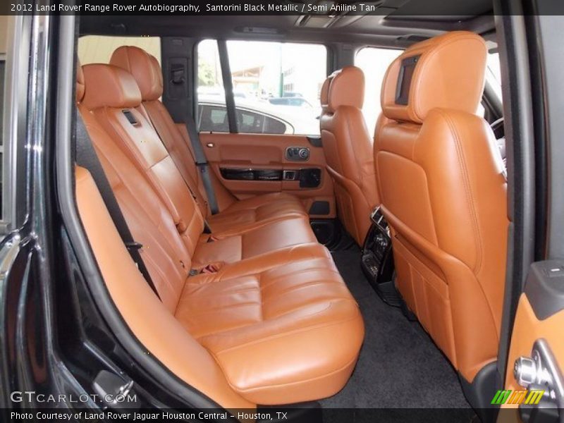 Rear Seat of 2012 Range Rover Autobiography