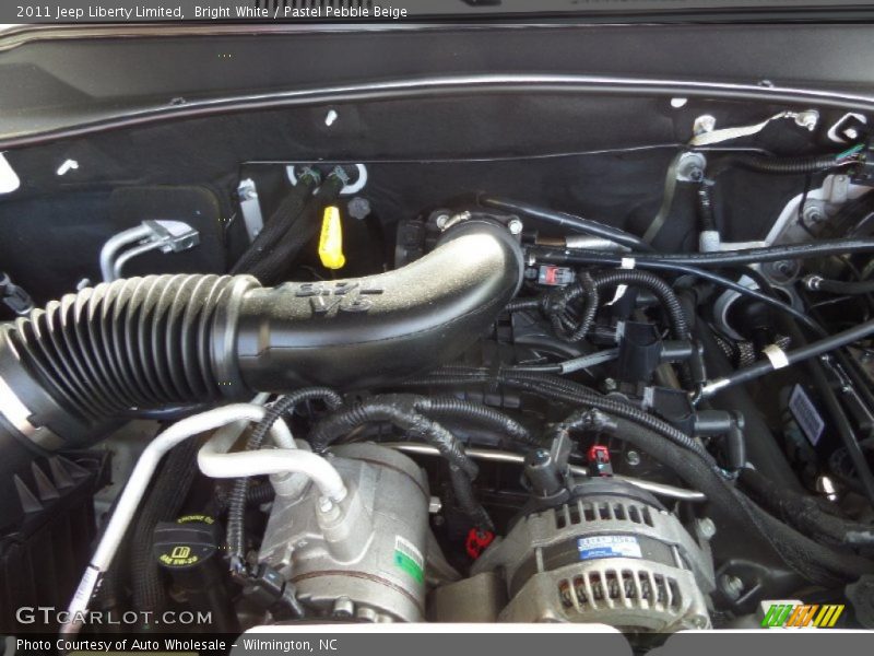 Bright White / Pastel Pebble Beige 2011 Jeep Liberty Limited