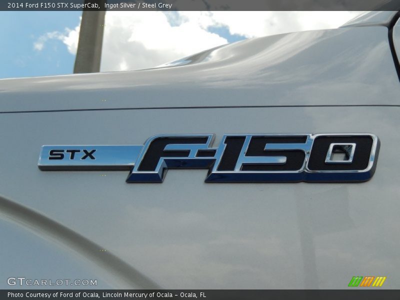 Ingot Silver / Steel Grey 2014 Ford F150 STX SuperCab