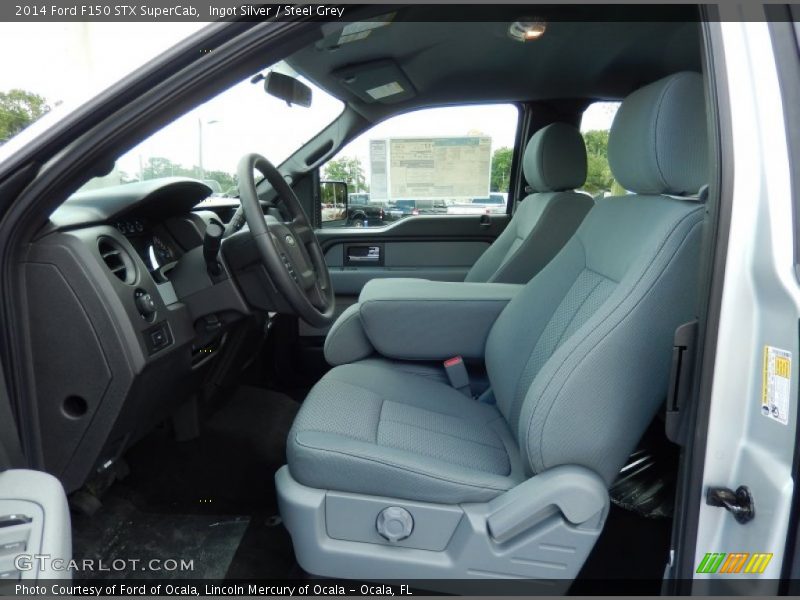 Ingot Silver / Steel Grey 2014 Ford F150 STX SuperCab
