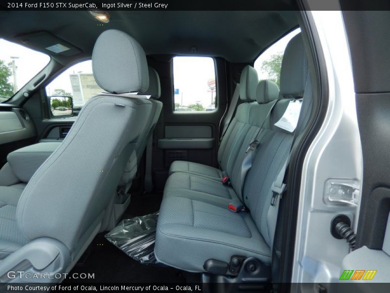 Ingot Silver / Steel Grey 2014 Ford F150 STX SuperCab