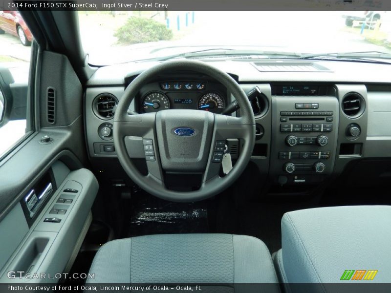 Ingot Silver / Steel Grey 2014 Ford F150 STX SuperCab