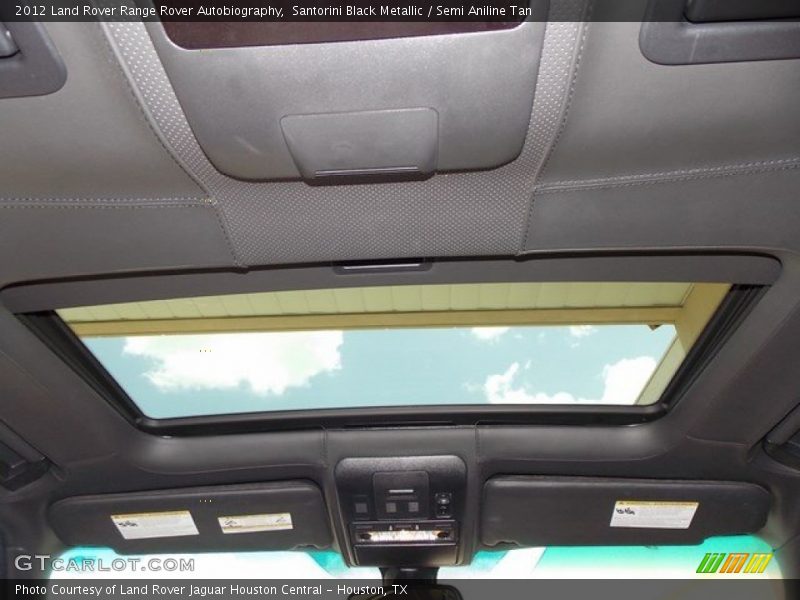 Sunroof of 2012 Range Rover Autobiography