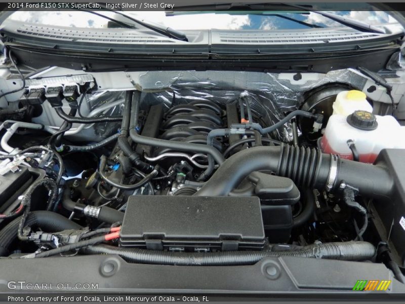 Ingot Silver / Steel Grey 2014 Ford F150 STX SuperCab