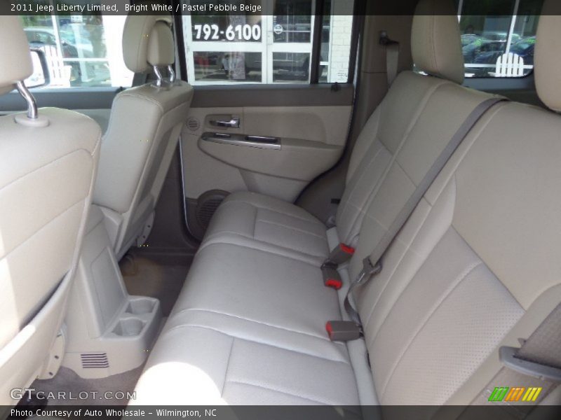 Bright White / Pastel Pebble Beige 2011 Jeep Liberty Limited