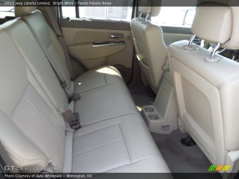 Bright White / Pastel Pebble Beige 2011 Jeep Liberty Limited