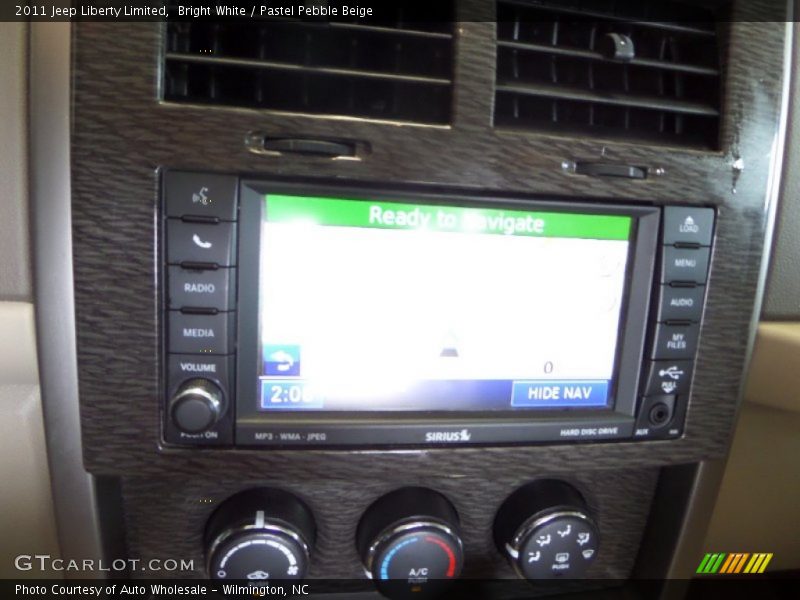 Bright White / Pastel Pebble Beige 2011 Jeep Liberty Limited