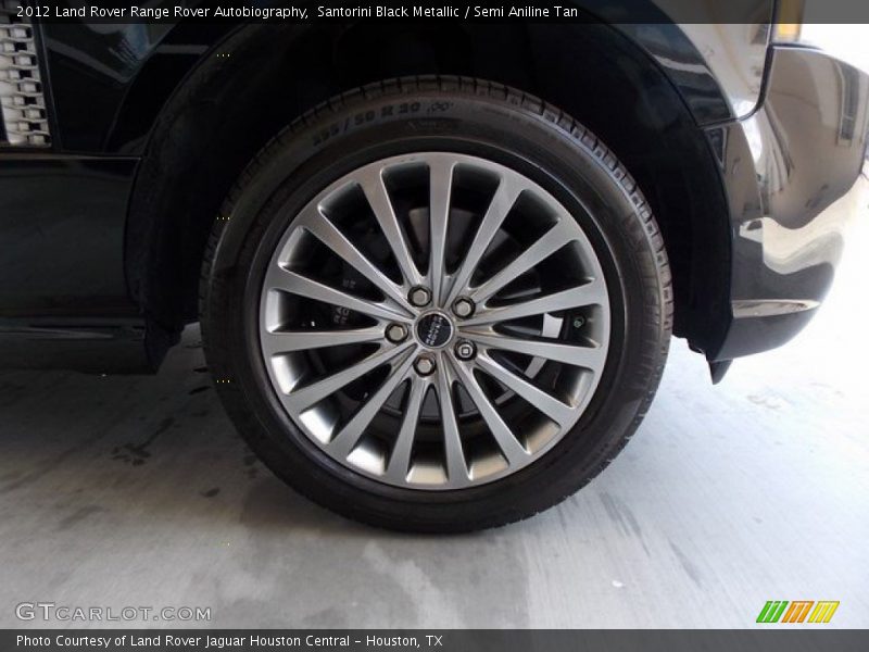 Santorini Black Metallic / Semi Aniline Tan 2012 Land Rover Range Rover Autobiography