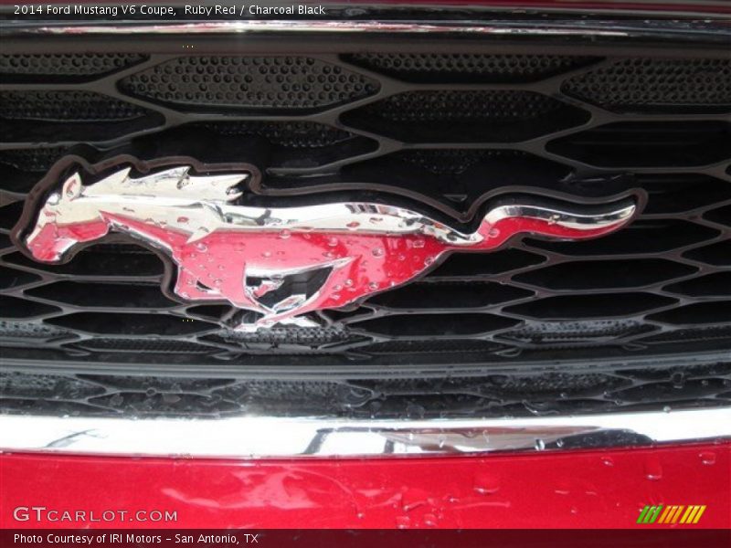 Ruby Red / Charcoal Black 2014 Ford Mustang V6 Coupe