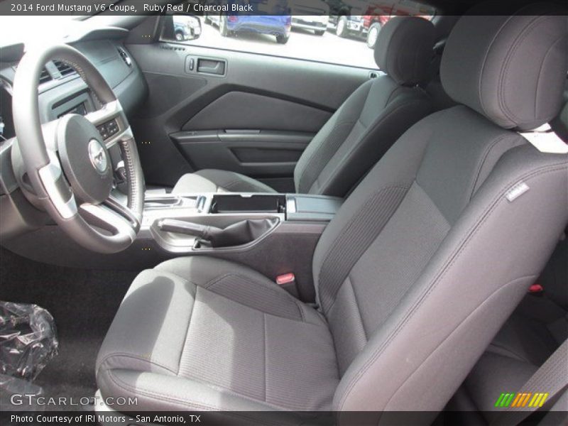 Ruby Red / Charcoal Black 2014 Ford Mustang V6 Coupe
