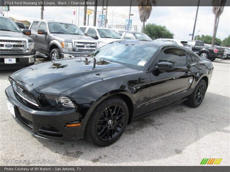 Black / Charcoal Black 2014 Ford Mustang V6 Coupe