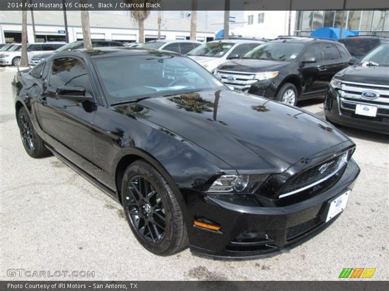 Black / Charcoal Black 2014 Ford Mustang V6 Coupe