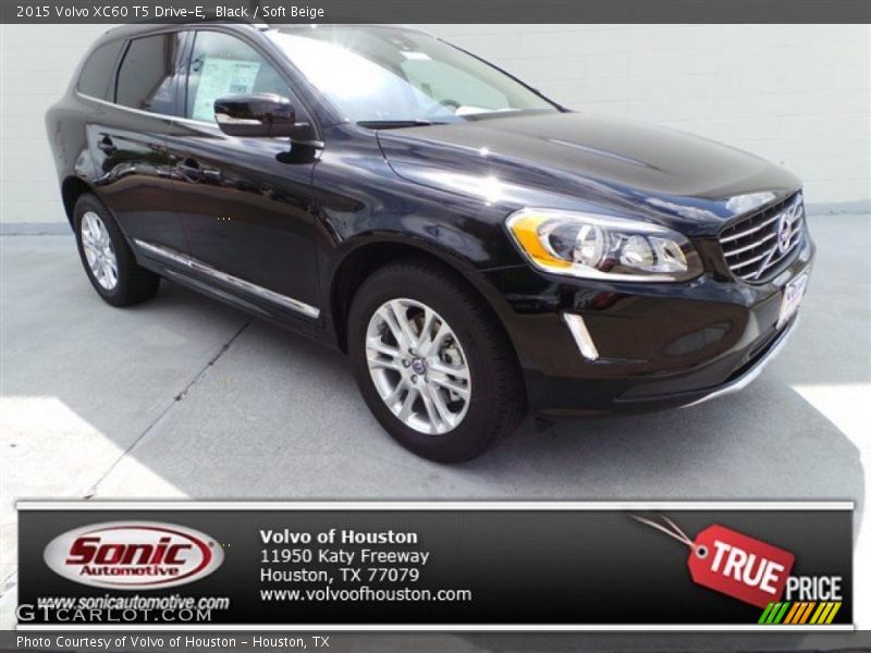 Black / Soft Beige 2015 Volvo XC60 T5 Drive-E