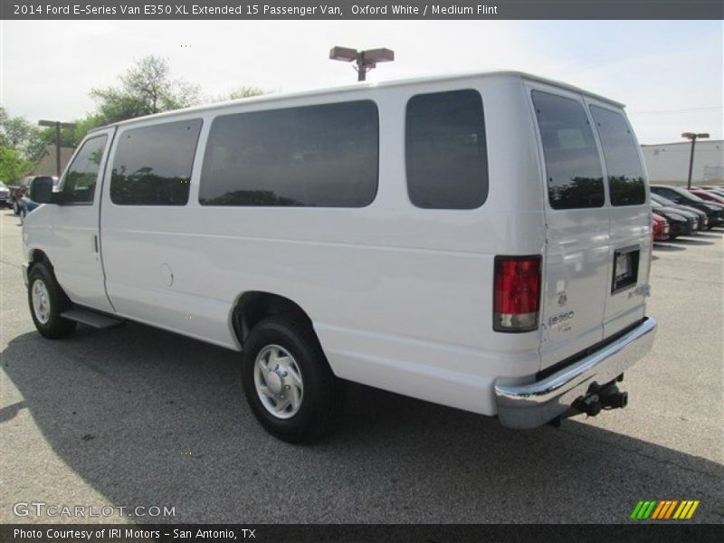 Oxford White / Medium Flint 2014 Ford E-Series Van E350 XL Extended 15 Passenger Van