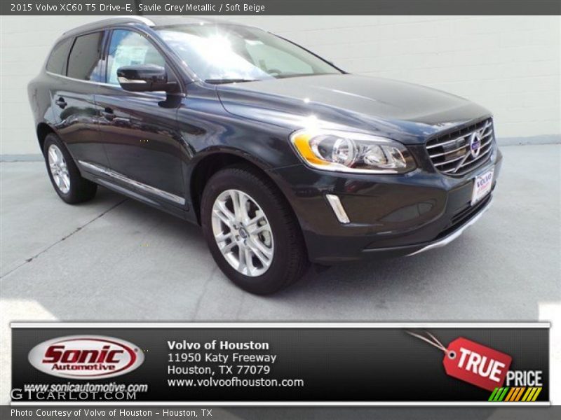 Savile Grey Metallic / Soft Beige 2015 Volvo XC60 T5 Drive-E