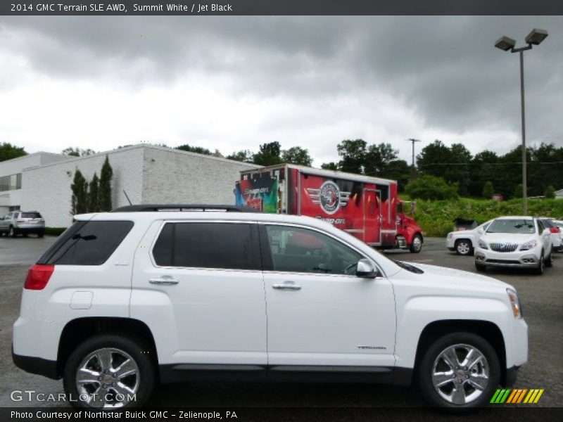 Summit White / Jet Black 2014 GMC Terrain SLE AWD