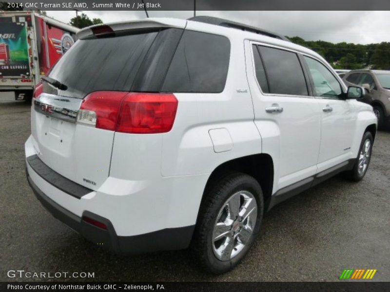 Summit White / Jet Black 2014 GMC Terrain SLE AWD