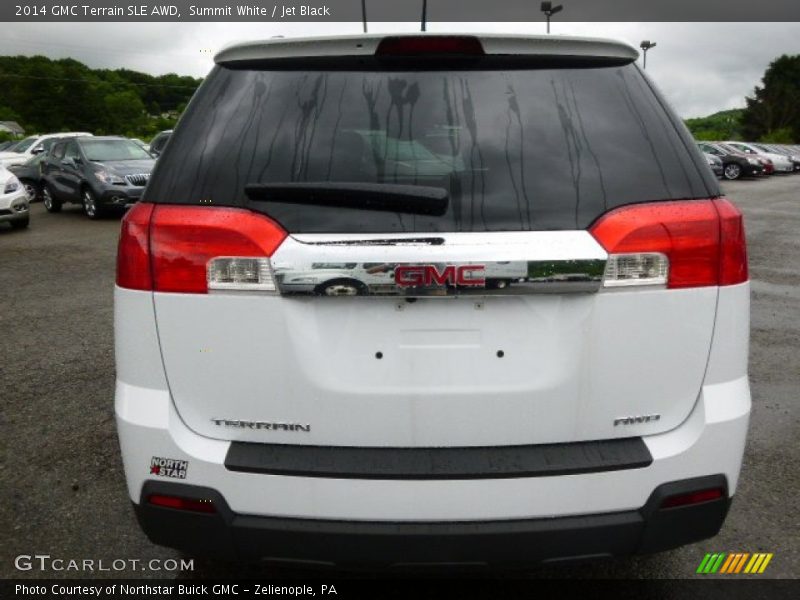 Summit White / Jet Black 2014 GMC Terrain SLE AWD