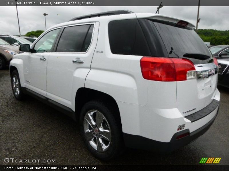Summit White / Jet Black 2014 GMC Terrain SLE AWD