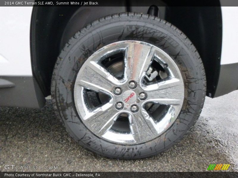Summit White / Jet Black 2014 GMC Terrain SLE AWD