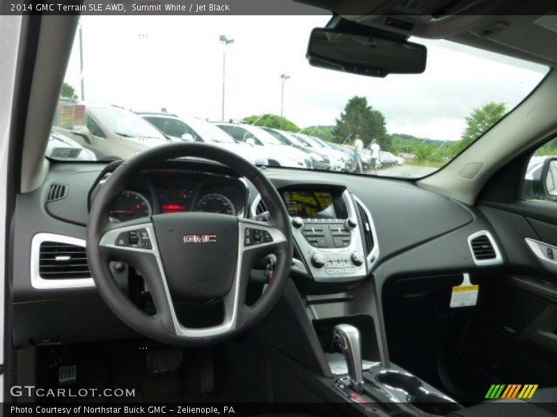 Summit White / Jet Black 2014 GMC Terrain SLE AWD
