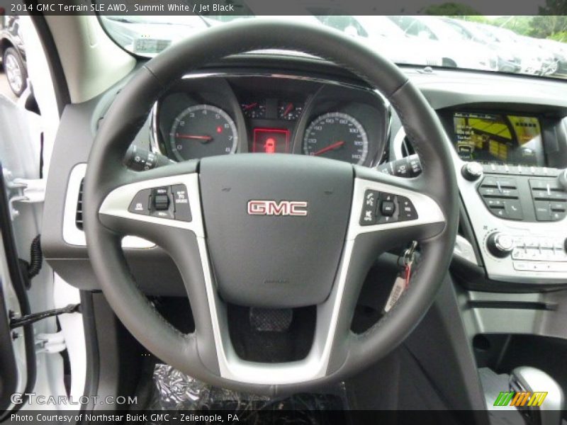 Summit White / Jet Black 2014 GMC Terrain SLE AWD