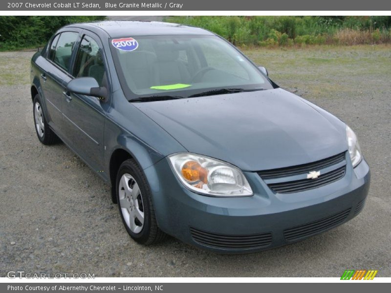 Blue Granite Metallic / Gray 2007 Chevrolet Cobalt LT Sedan