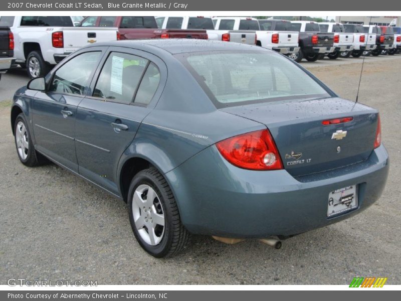 Blue Granite Metallic / Gray 2007 Chevrolet Cobalt LT Sedan