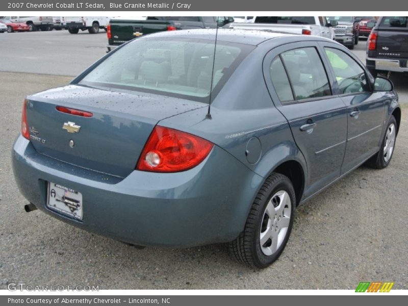 Blue Granite Metallic / Gray 2007 Chevrolet Cobalt LT Sedan