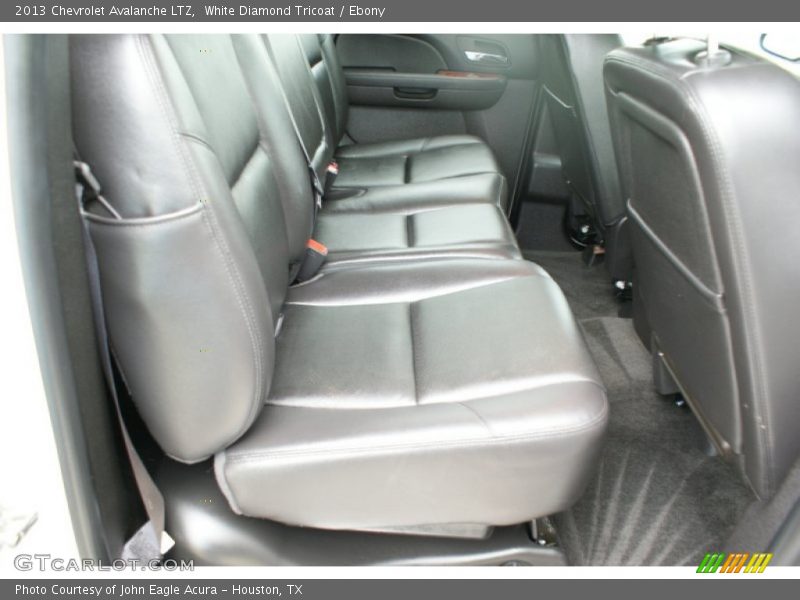White Diamond Tricoat / Ebony 2013 Chevrolet Avalanche LTZ