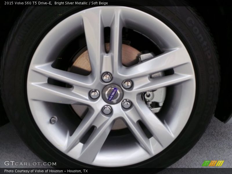 Bright Silver Metallic / Soft Beige 2015 Volvo S60 T5 Drive-E