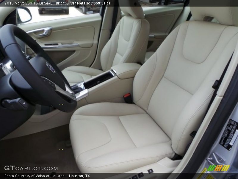 Bright Silver Metallic / Soft Beige 2015 Volvo S60 T5 Drive-E