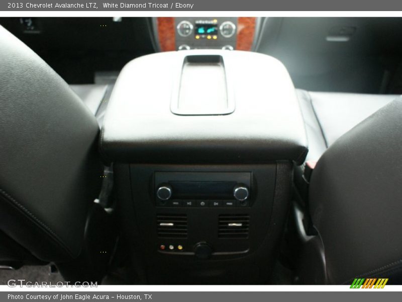 White Diamond Tricoat / Ebony 2013 Chevrolet Avalanche LTZ