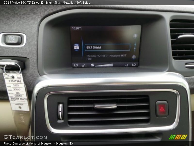 Bright Silver Metallic / Soft Beige 2015 Volvo S60 T5 Drive-E