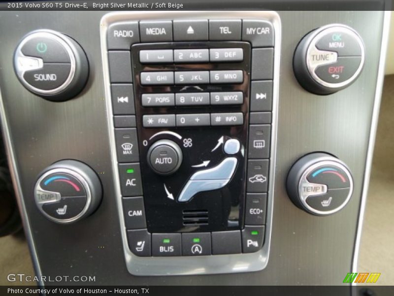 Bright Silver Metallic / Soft Beige 2015 Volvo S60 T5 Drive-E
