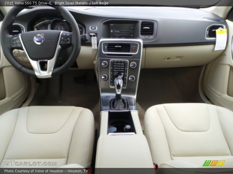 Bright Silver Metallic / Soft Beige 2015 Volvo S60 T5 Drive-E
