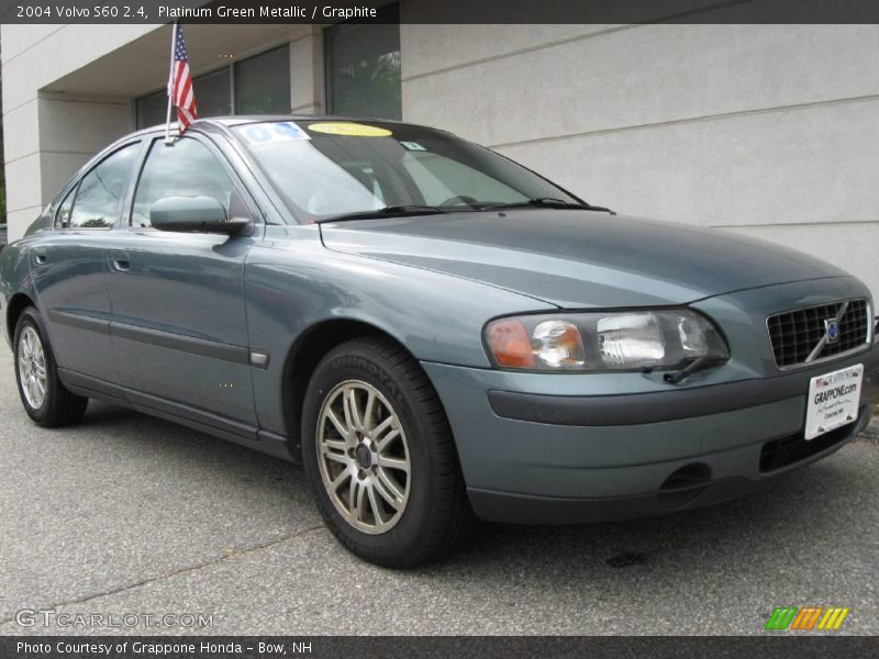 Platinum Green Metallic / Graphite 2004 Volvo S60 2.4
