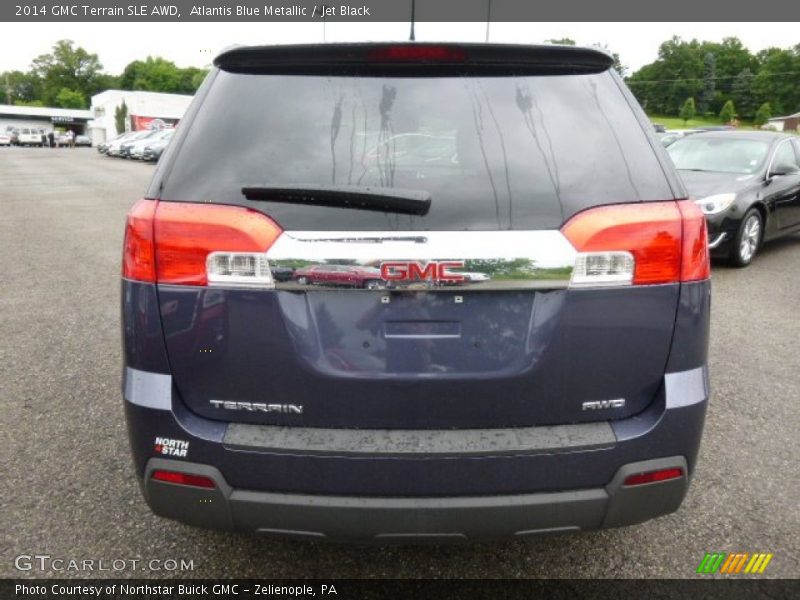 Atlantis Blue Metallic / Jet Black 2014 GMC Terrain SLE AWD