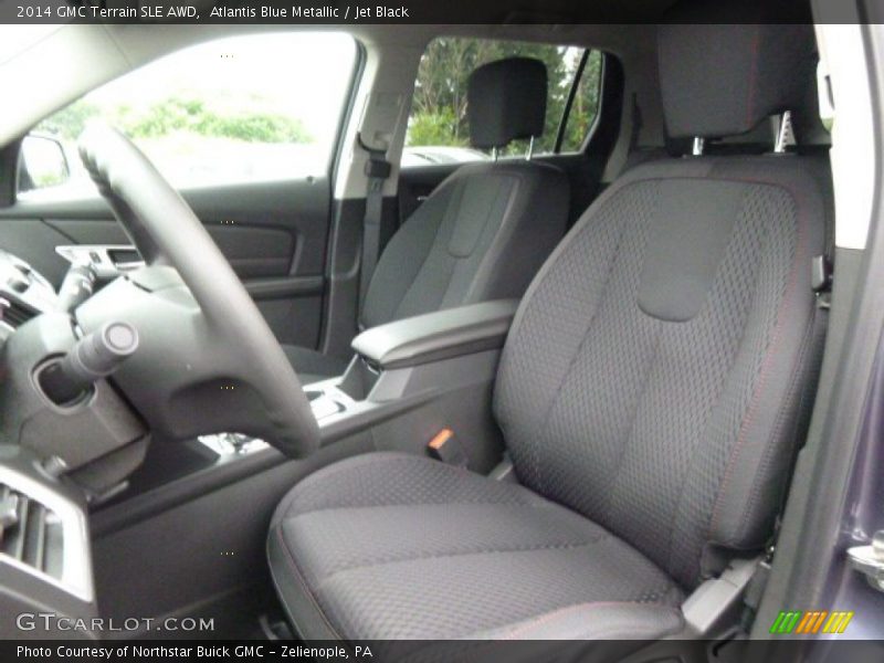 Atlantis Blue Metallic / Jet Black 2014 GMC Terrain SLE AWD