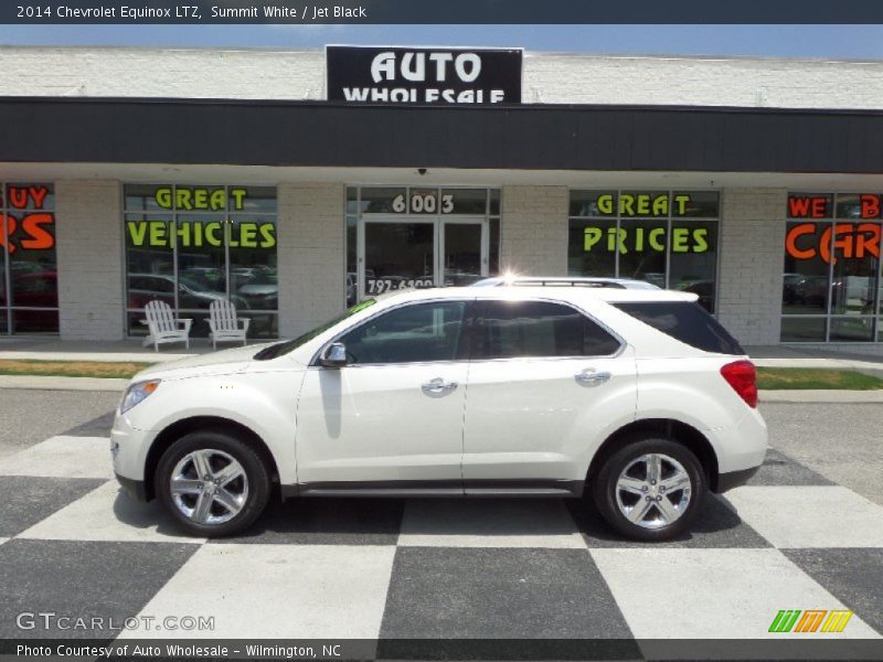 Summit White / Jet Black 2014 Chevrolet Equinox LTZ
