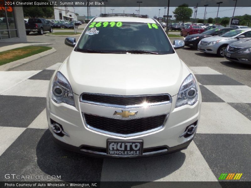 Summit White / Jet Black 2014 Chevrolet Equinox LTZ