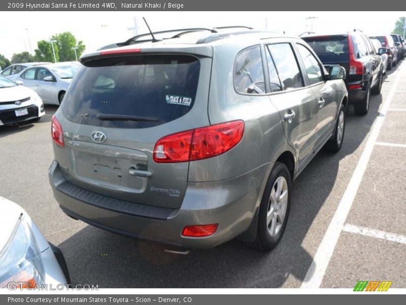 Natural Khaki / Beige 2009 Hyundai Santa Fe Limited 4WD